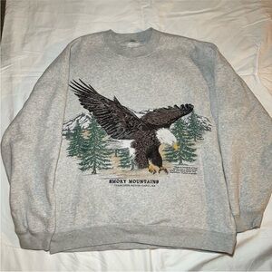 Smoky Mountains Oversized Crewneck